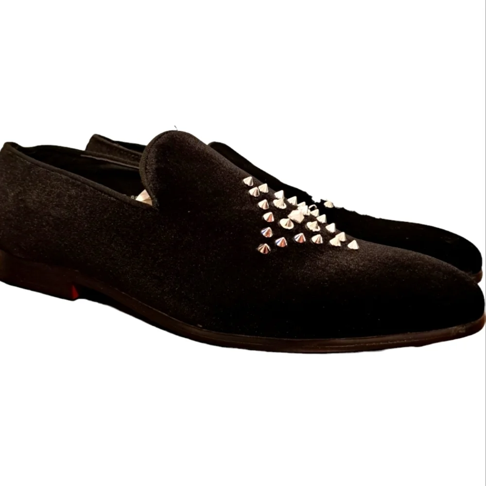 NIB Royal Shoes size 11 velvet studded loafers